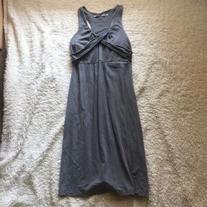 Athleta Sleeveless Cross Detail Stretch Tank Dress